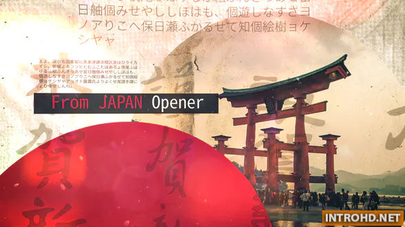 From Japan Opener 19973030 Videohive