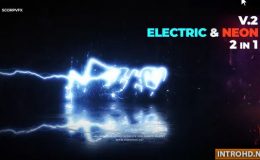 Videohive Electric and Neon Logo Reveal