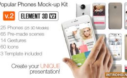 Popular Phones Mock-up Kit Videohive