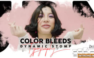 Color Bleeds Dynamic Stomp Typography Videohive