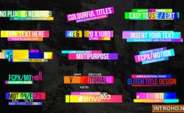 Colourful Glitch Titles 2 Videohive