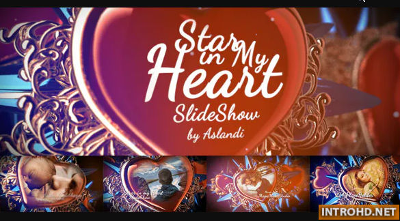 Valentine Day Star in My Heart SlideShow Photo Gallery Videohive