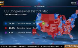 VIDEOHIVE 2018 MIDTERM ELECTION MAP | STATE CONGRESSIONAL DISTRICTS