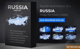 VIDEOHIVE RUSSIA MAP - RUSSIAN FEDERATION MAP KIT