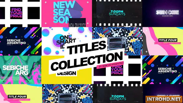 VIDEOHIVE TITLES COLLECTION – APPLE MOTION TEMPLATES