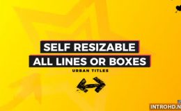 VIDEOHIVE BOX TITLES - SELF RESIZING | FCPX OR APPLE MOTION - FINAL CUT PRO