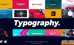 VIDEOHIVE MODERN TYPOGRAPHY | FINAL CUT PRO