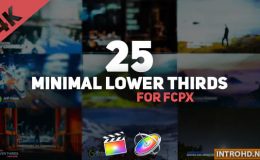 VIDEOHIVE FCPX MINIMAL LOWER THIRDS PACK - FINAL CUT PRO