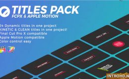 VIDEOHIVE TITLES PACK | FCPX OR APPLE MOTION - FINAL CUT PRO