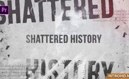 VIDEOHIVE SHATTERED HISTORY - PREMIERE PRO
