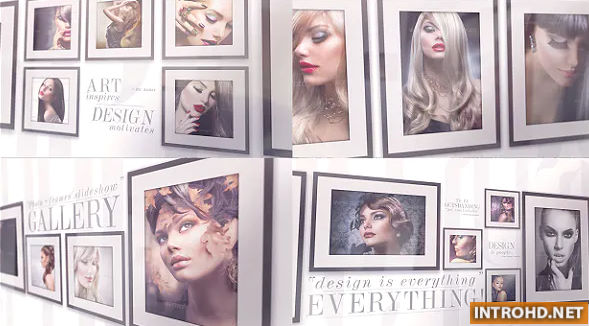 VIDEOHIVE ELEGANT PHOTO GALLERY ON THE WALL