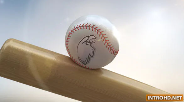 Videohive Baseball Logo On Ball