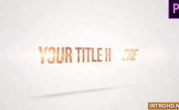 Fast Fly-In Title Videohive