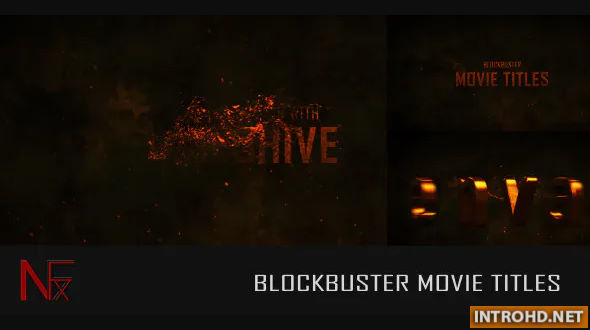 Cinematic Blockbuster Movie Titles Videohive