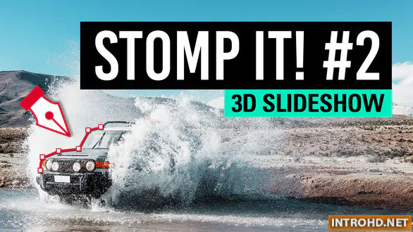 Videohive Stomp – 3D Typographic Intro