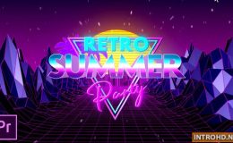 Videohive Retro Summer Party Opener - Premiere Pro