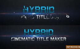 Videohive Hybrid - Cinematic Title Maker