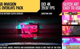 RGB Invasion (4K Overlays Pack)  Videohive