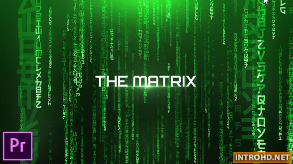 The Matrix – Cinematic Titles – Premiere Pro