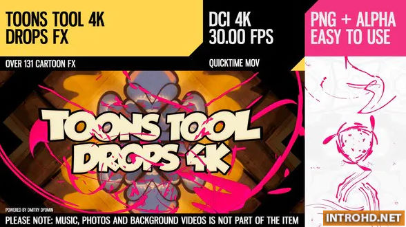 Toons Tool 4K (Drops FX) Videohive