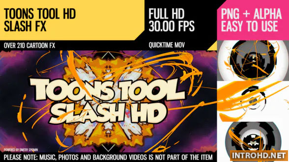 Videohive Toons Tool HD (Slash FX)