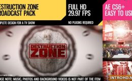 Destruction Zone (Broadcast Pack) Videohive
