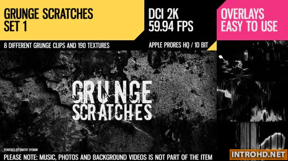 Grunge Scratches (2K Set 1) Videohive