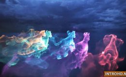 Horse Particle Trails Logo Videohive
