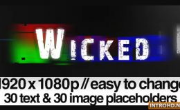 Wicked - ( Bad TV Signal Noise )  Videohive