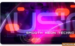 Smooth Techno Neon Slideshow Videohive