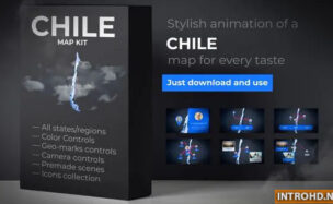 Videohive Chile Map – Republic of Chile Map Kit