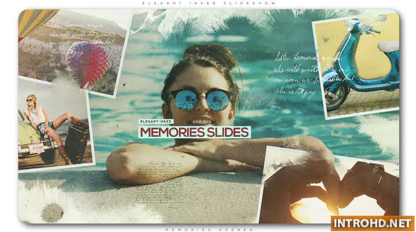 Elegant Inked Memories Slideshow  Videohive