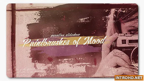 Paint Brushes of Mood Parallax Slideshow Videohive