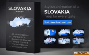Videohive Slovakia Map – Slovak Republic Map Kit