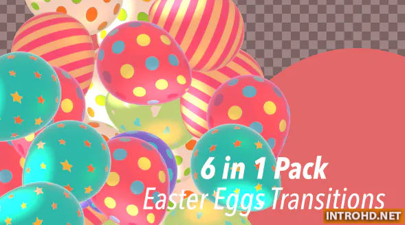 Colorful Easter Eggs Transitions