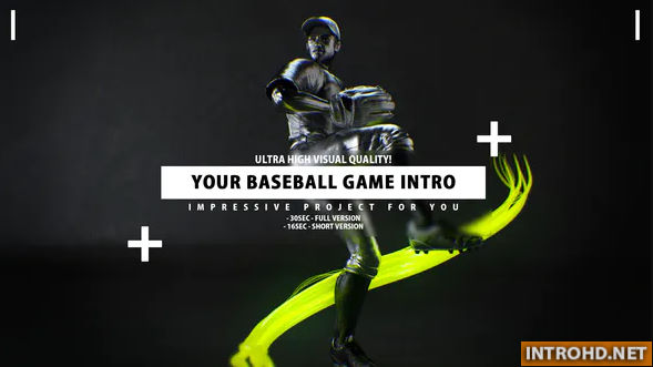 Videohive Your Baseball Intro