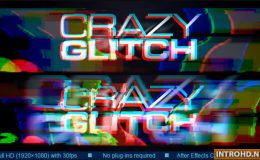 Crazy Glitch Logo Reveal Videohive