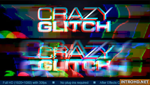 Crazy Glitch Logo Reveal Videohive
