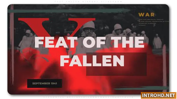 Feat Fallen History Slideshow Videohive