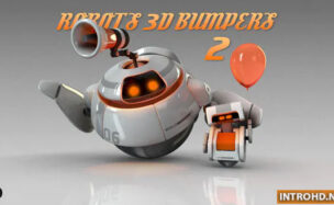 Robots 3D logo bumpers II Videohive
