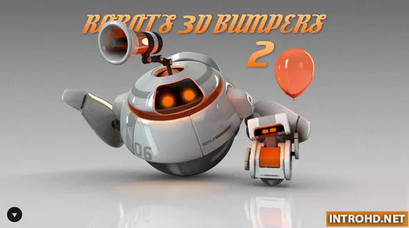 Robots 3D logo bumpers II Videohive