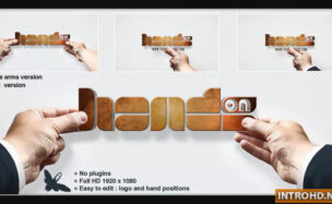 VIDEOHIVE HANDS ON LOGO