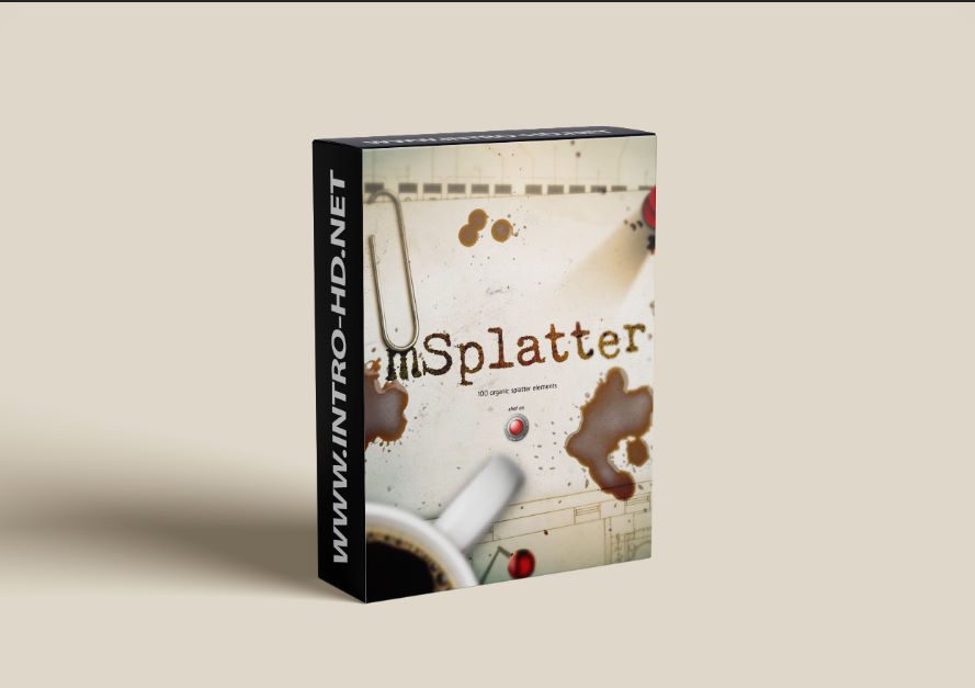 MotionVFX mSplatter 4K Collection cover preview