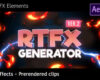 Videohive RTFX Generator [1850 FX elements] [After Effects + Pre-rendered clips] V2.8.1