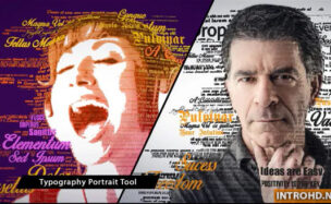 VIDEOHIVE 3D TYPOGRAPHY PORTRAIT TOOL