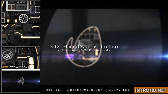 VIDEOHIVE 3D HARDWARE INTRO