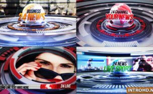 Videohive 24 World News Complete Broadcast Package