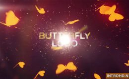 VIDEOHIVE BUTTERFLY LOGO REVEAL 24971218
