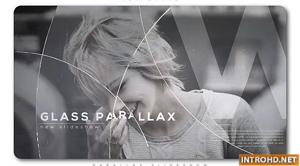 Videohive Glass Circles Parallax Slideshow