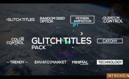Videohive Glitch Titles Pack 22395877